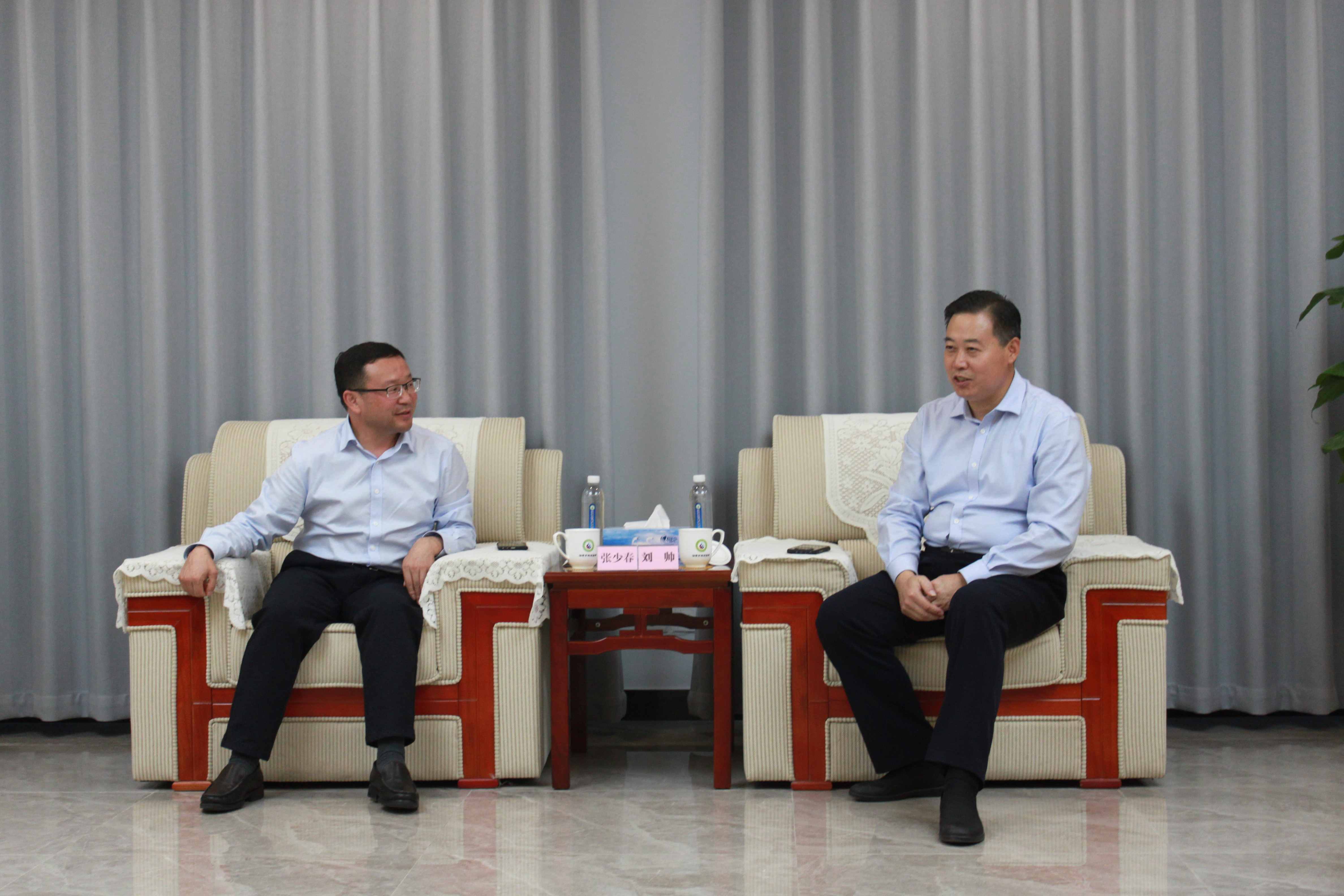 中石化天然气分公司山东销售中心到威廉体育官网网址座谈交流(图1)